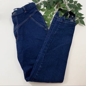 Vintage Calvin Klein High Rise Stirrup Jeans Blue